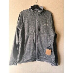 The North Face TNF Men's Soft Shell Fleece Lined Jacket heathered gray Large